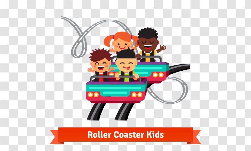 T-shirt Roller Coaster Amusement Park Illustration - Royaltyfree - Funhouse Children Transparent PNG