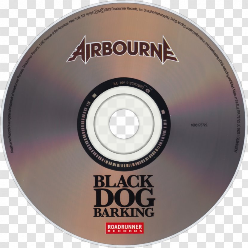 Compact Disc Black Dog Barking Airbourne No Guts. Glory Album - Frame Transparent PNG