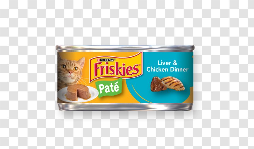 Cat Food Friskies Classic Paté Wet Pet - Whiskas - Chicken Liver Transparent PNG