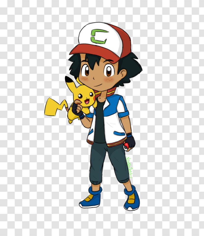 Ash Ketchum Satoshi To Pikachu Illustration 0 - Snivy Transparent PNG