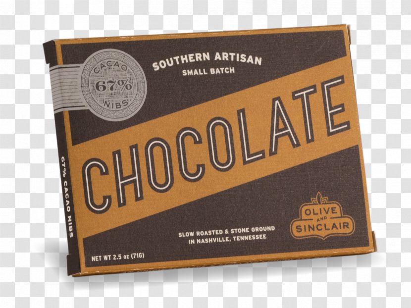 Chocolate Bar Olive & Sinclair Cocoa Bean Solids - Nib - Space Transparent PNG