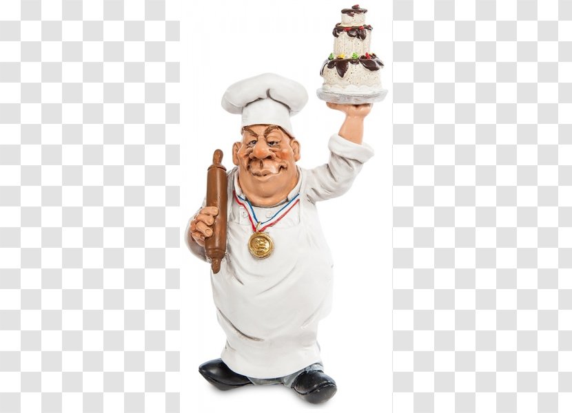 Figurine Cook Pastry Chef Profession Transparent PNG