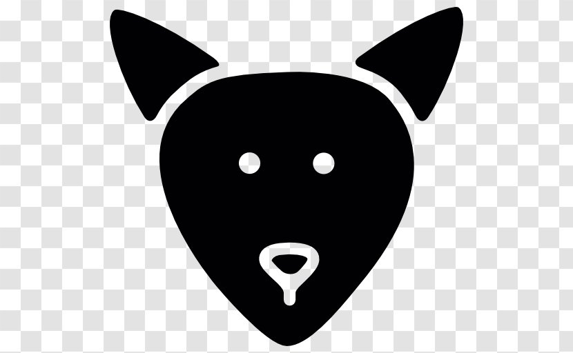 Fox Clipart - Black And White Transparent PNG