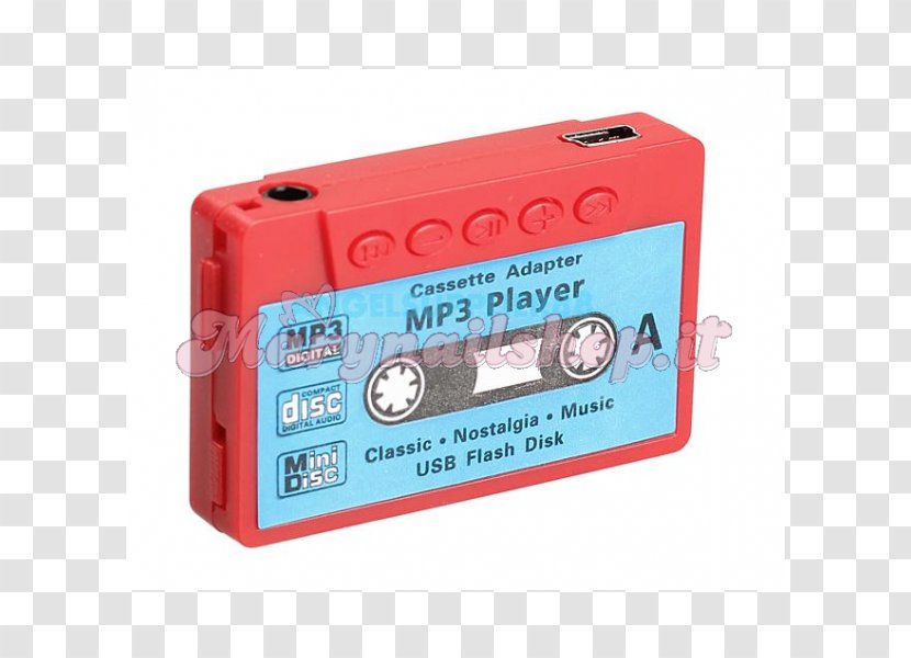 MP3 Player Secure Digital Compact Cassette Tape Adaptor Flash Memory Cards - Phone Connector - USB Transparent PNG