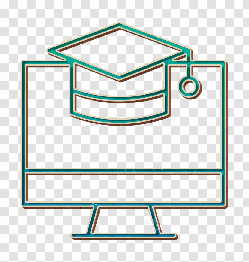 Elearning Icon School Icon Screen Icon Transparent PNG