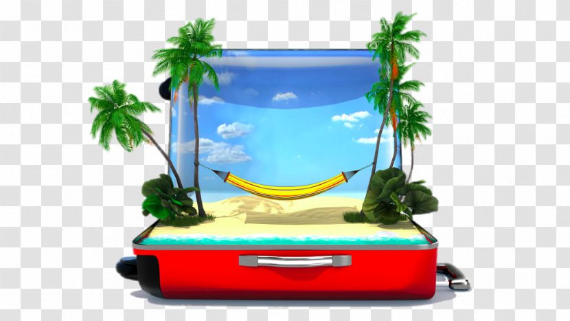 Baggage Vacation Stock Photography Travel Illustration - Creative Box Island Transparent PNG