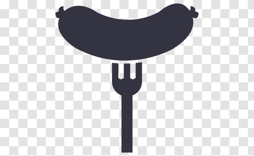 Hot Dog Barbecue Bratwurst - Salad Fork Transparent PNG