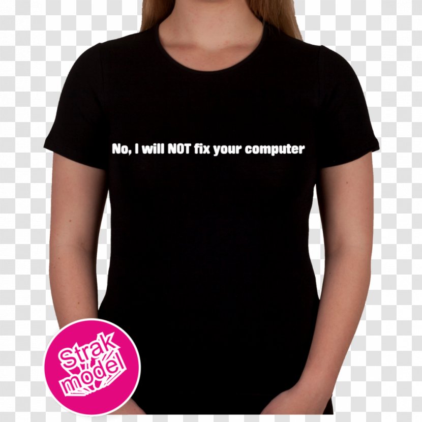 T-shirt Shoulder Sleeve Font Logo Transparent PNG