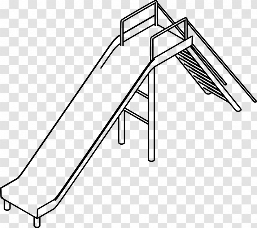 Drawing Playground Slide Park Clip Art - Structure Transparent PNG