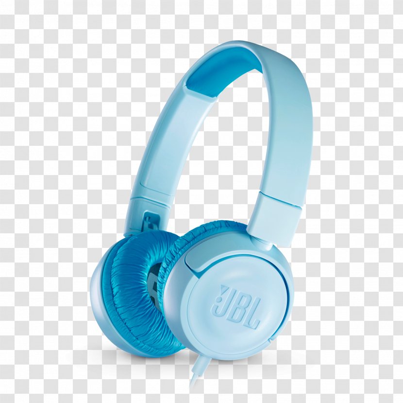 JBL JR300 Headphones Sound E55 - Onear Blue Transparent PNG