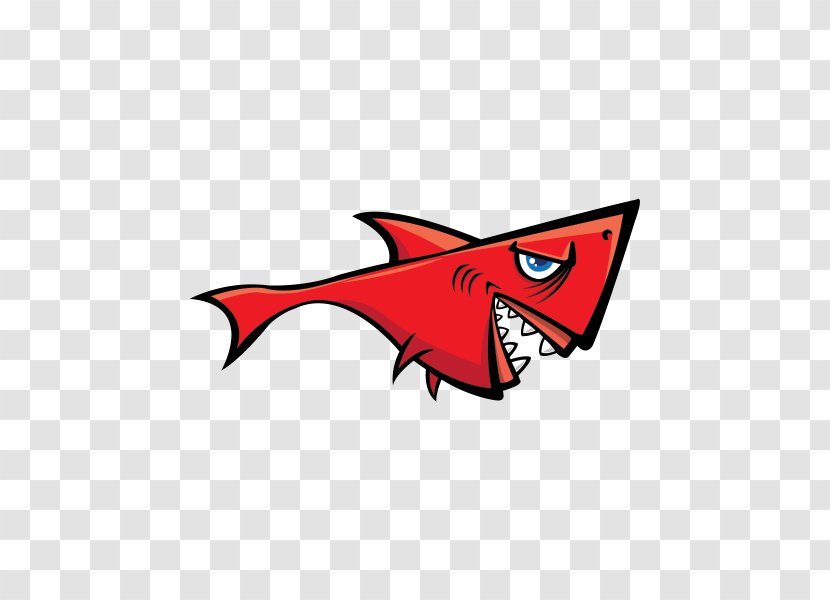 Shark Fin Background - Cartoon - Logo Mouth Transparent PNG