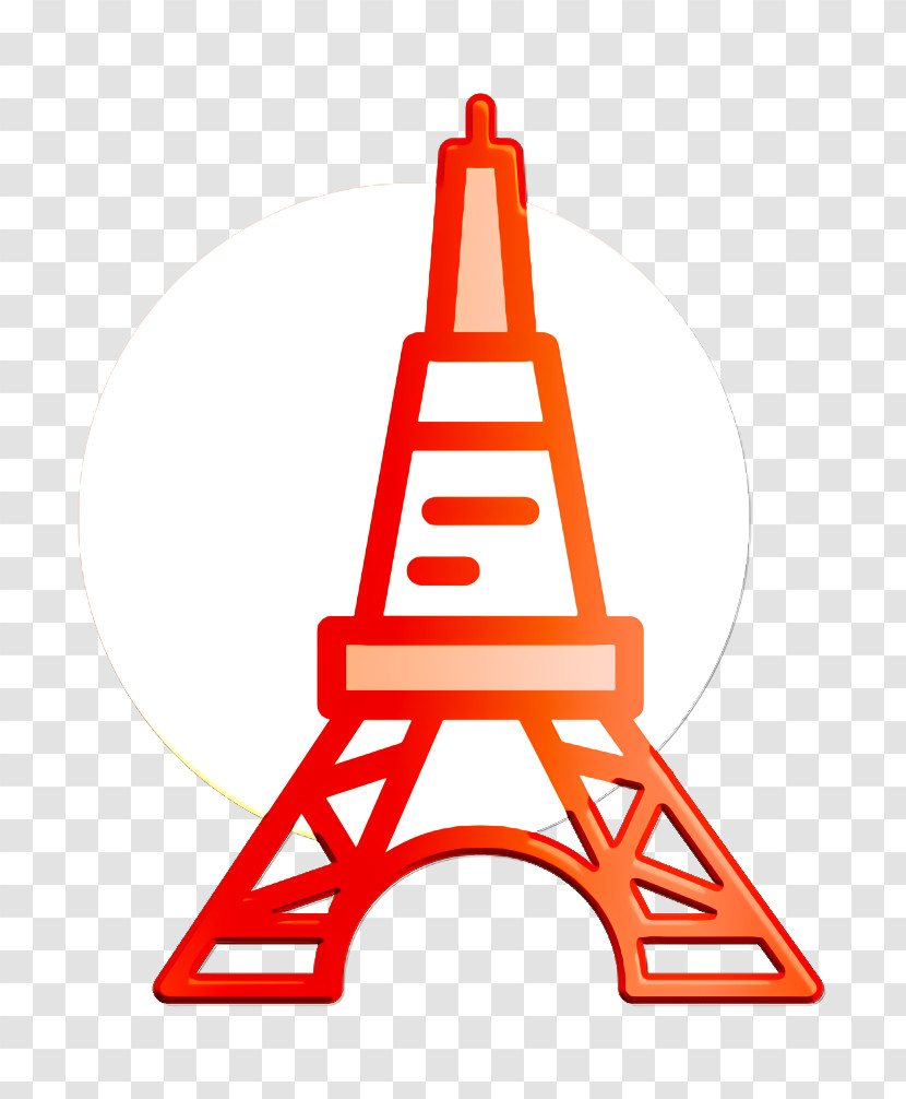 Eiffel Tower Icon Monuments Icon Cultures Icon Transparent PNG