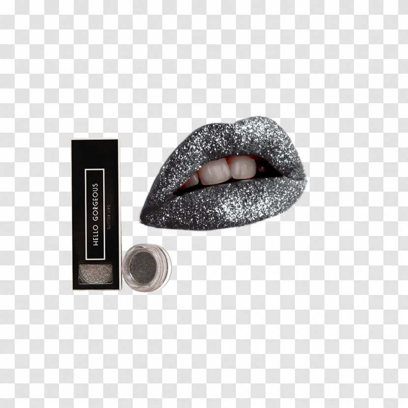Cosmetics Glitter Lipstick Human Mouth - Yellow Transparent PNG