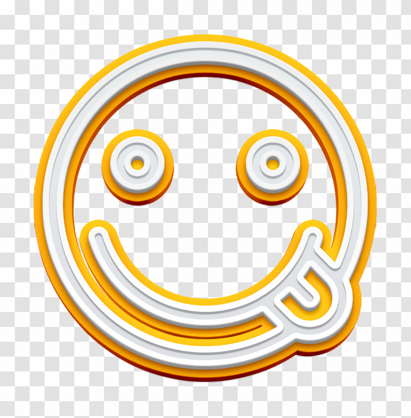 Smiley And People Icon Emoji Icon Tongue Icon Transparent PNG