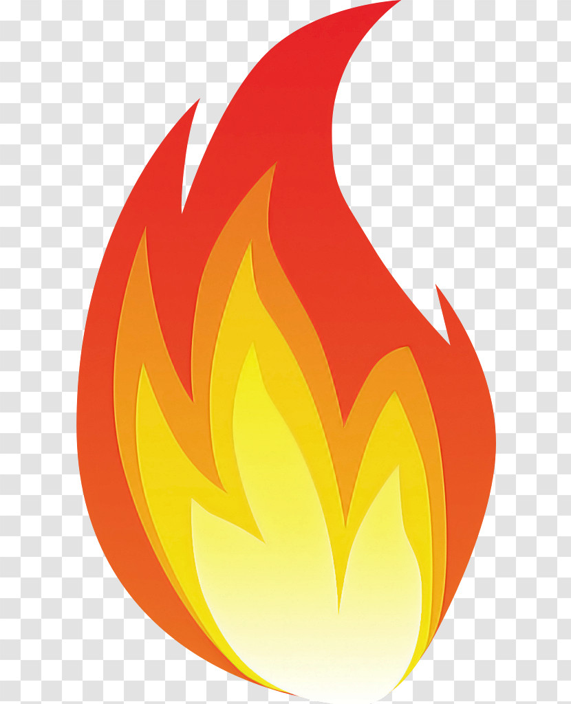 Fire Flame Symbol Logo Transparent PNG