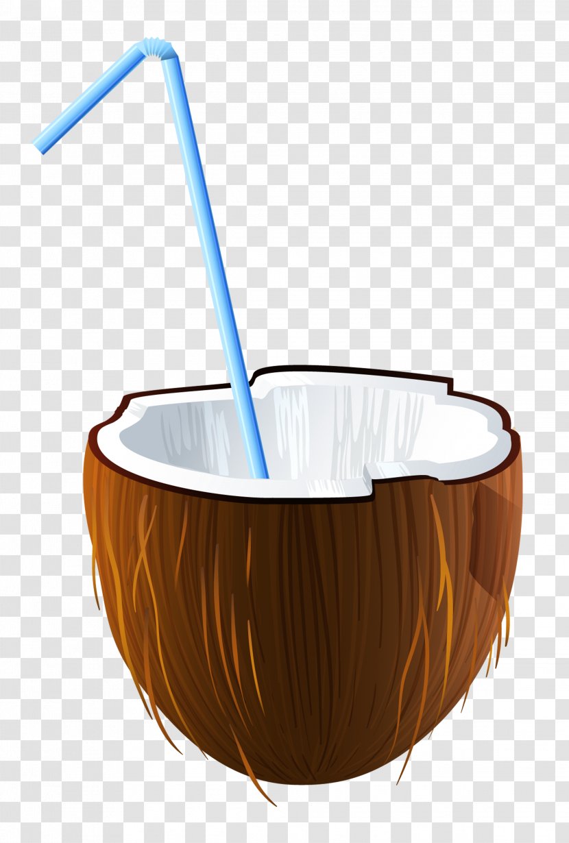 Cocktail Coconut Water Clip Art - Product Design - Summer Clipart Transparent PNG