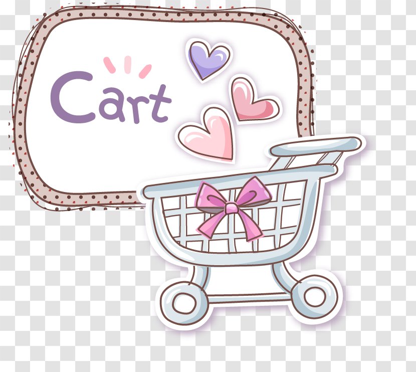 Drawing - Vecteur - Hand-drawn Carts Silver Heart-shaped Bow Transparent PNG