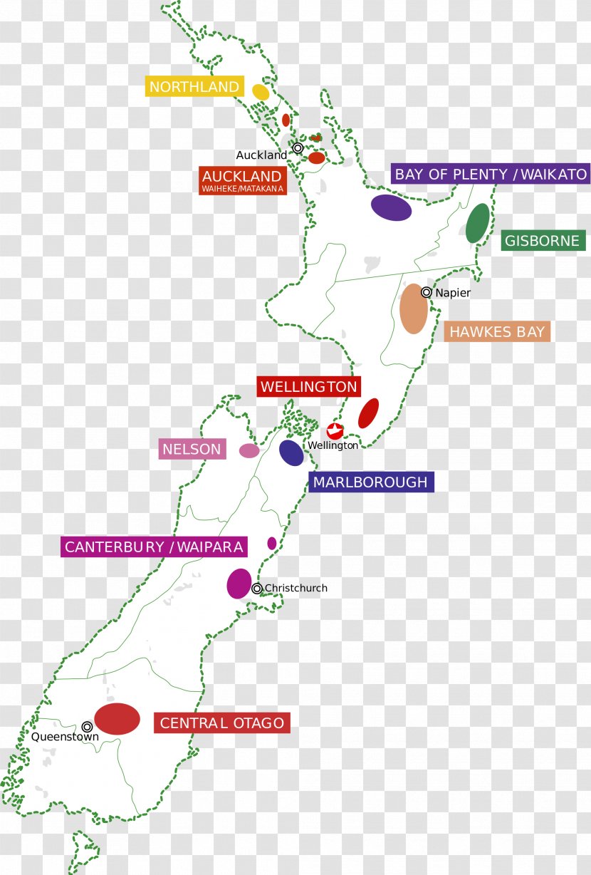 New Zealand Wine Sauvignon Blanc Marlborough Cabernet - Land Lot - Map Of Transparent PNG