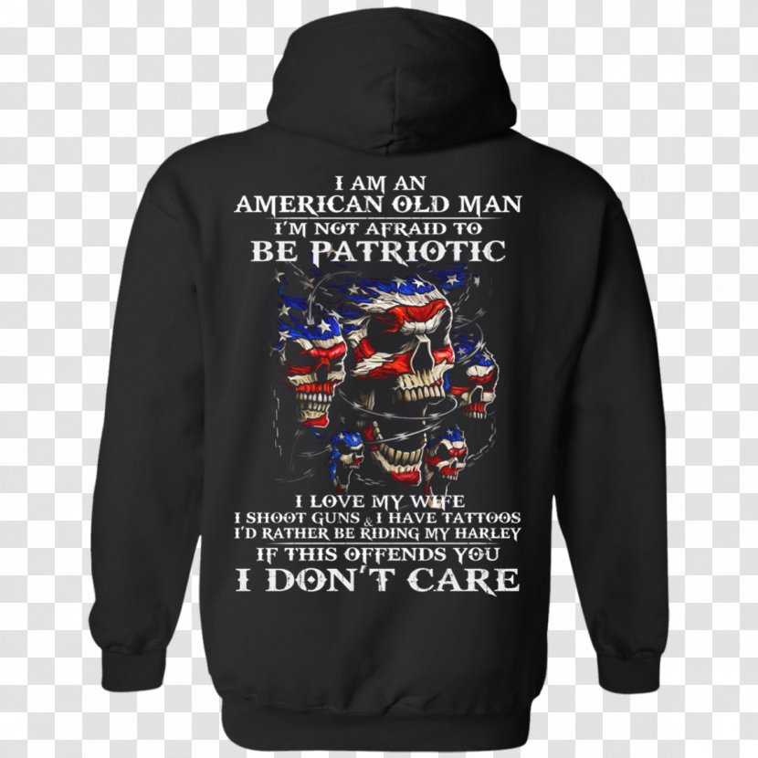 T-shirt Hoodie United States Patriotism Sleeve - Old Husband And Wife Transparent PNG