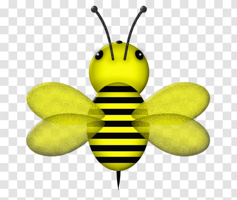 Green Clip Art - Apidae - Bee Heart Transparent PNG