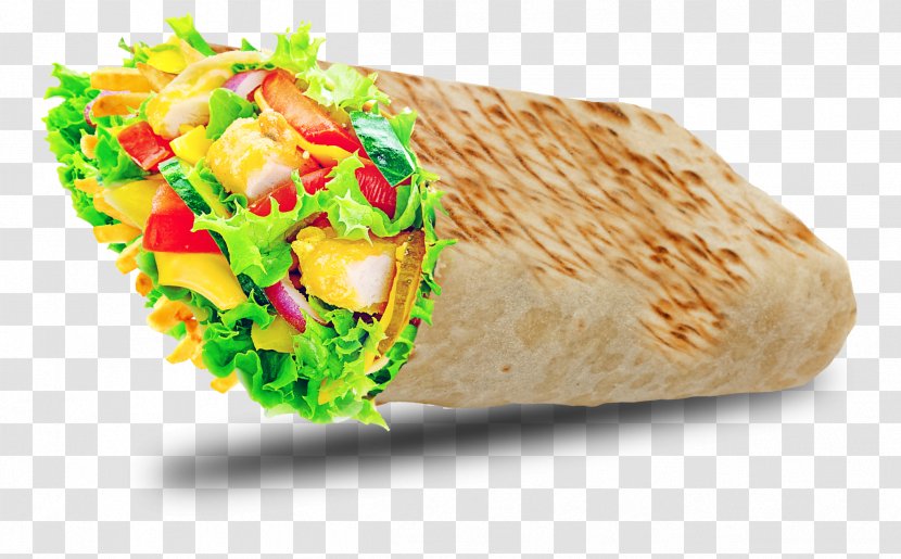 Korean Taco Mission Burrito Kebab - Sandwich Wrap Transparent PNG