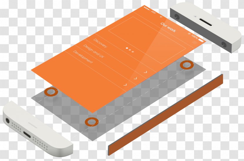 Orange Background - Idea - Gadget Electronics Transparent PNG