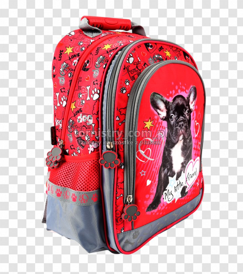 Backpack French Bulldog School Bag Kindergarten - Breeds Transparent PNG