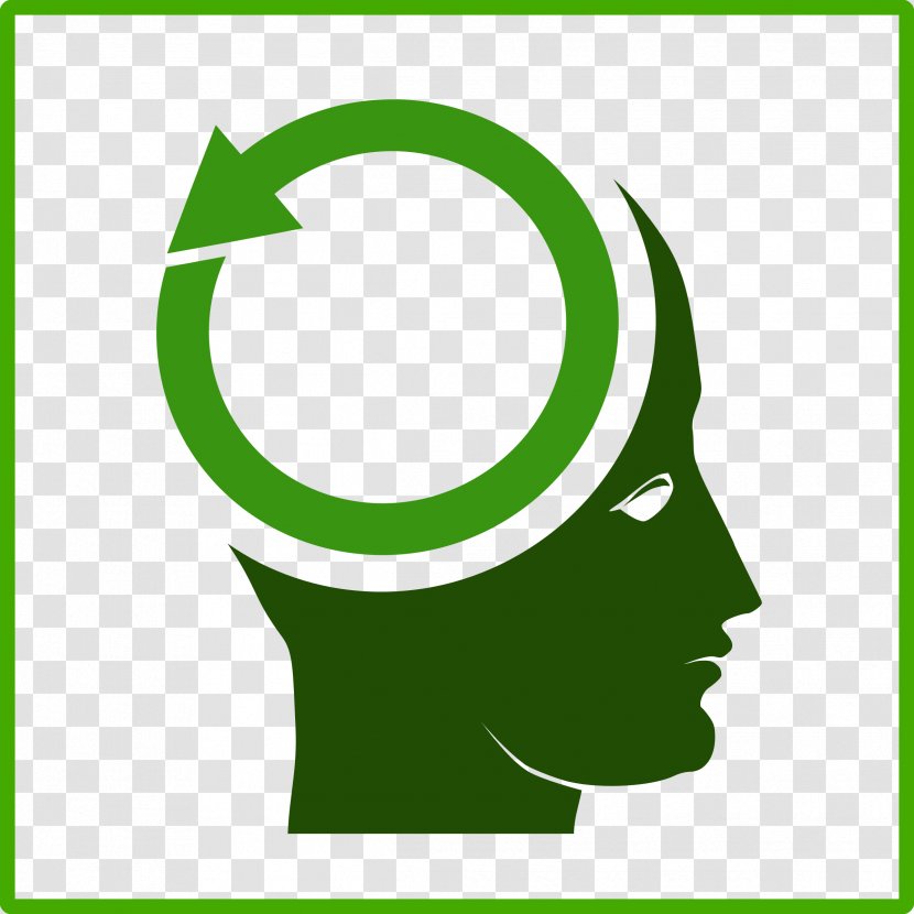 Green Clip Art - Logo - Thinking Woman Transparent PNG