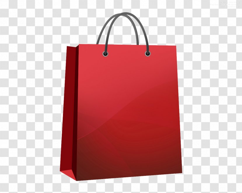 Shopping Bag Red Tote - Brand - Hd Transparent PNG