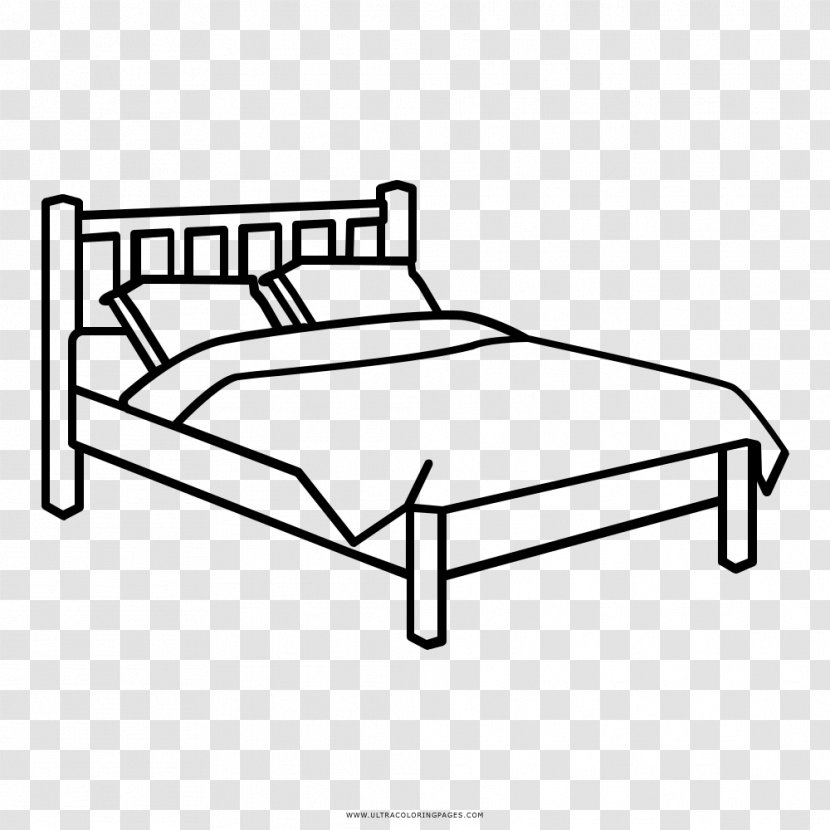 Bedroom Drawing Coloring Book - Child - Bed Transparent PNG
