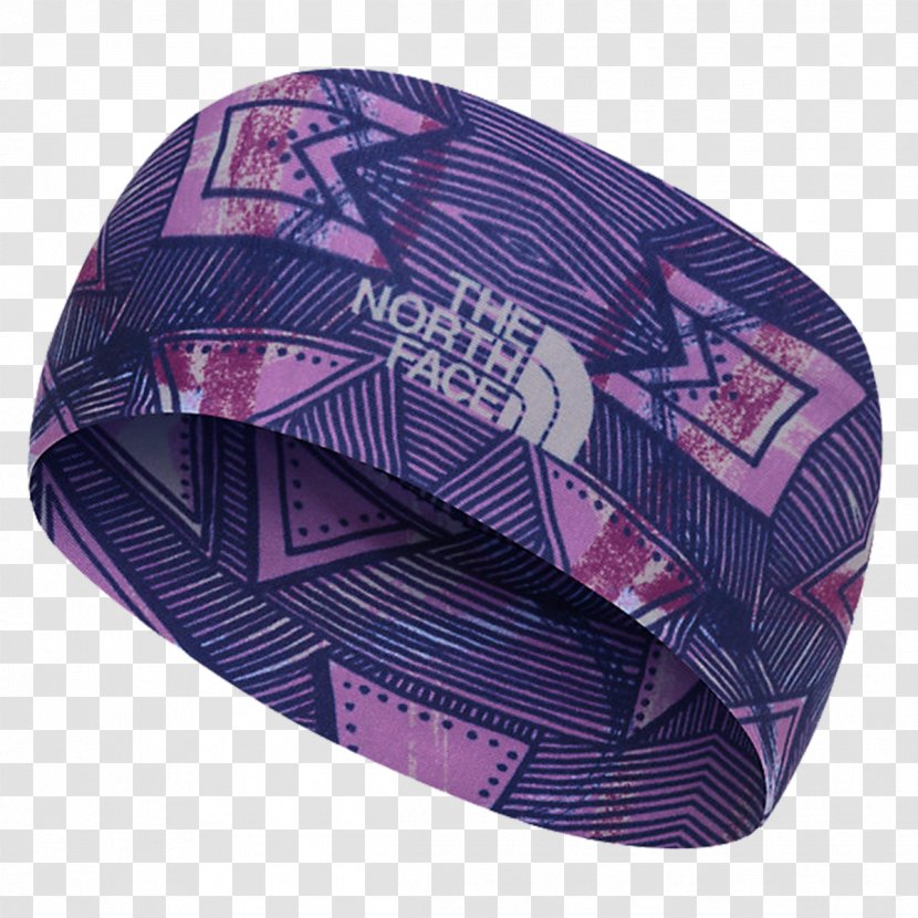 Headband The North Face Purple Kerchief Clothing Accessories - Pink Transparent PNG