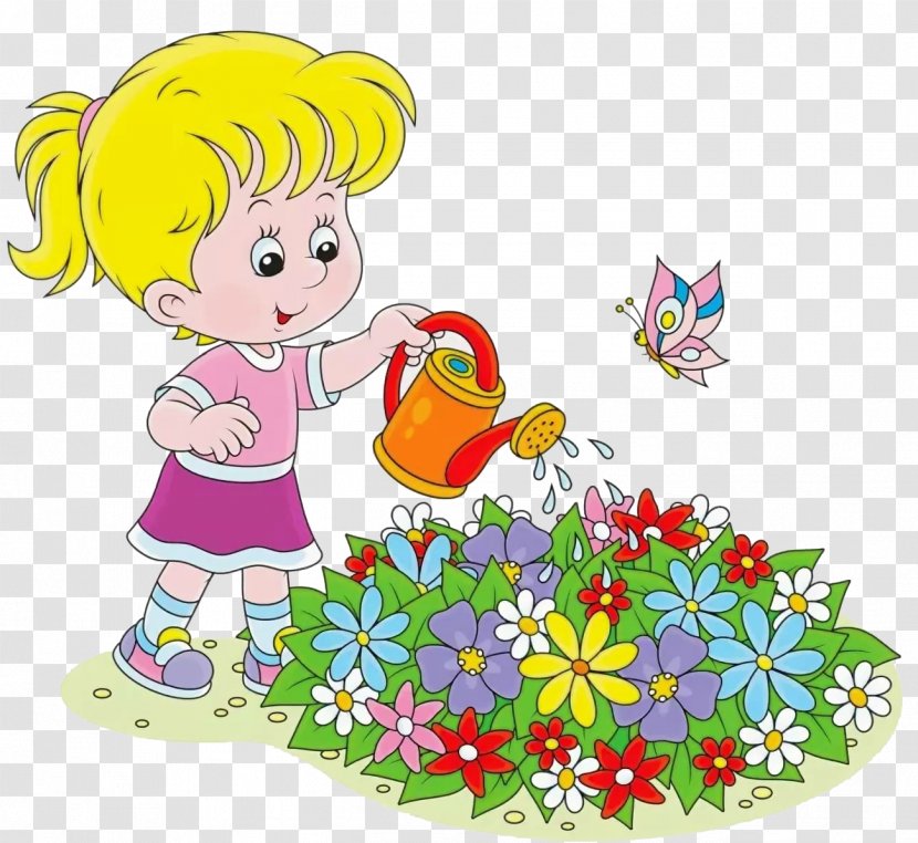 Cartoon Clip Art Child Happy Play - Sharing Fictional Character Transparent PNG
