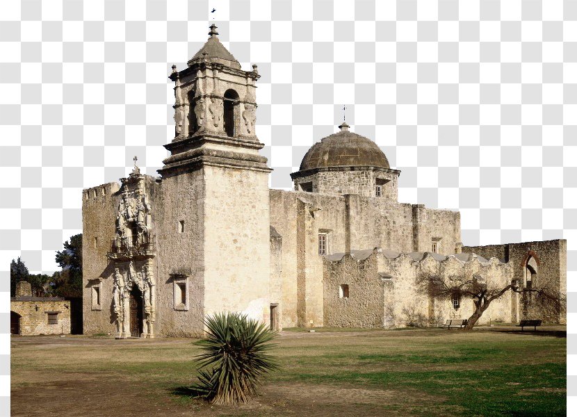 San Jose Mission National Historic Site Alamo In Antonio Concepcion Josxe9 Wallpaper - Basilica - European Castle Nine Transparent PNG