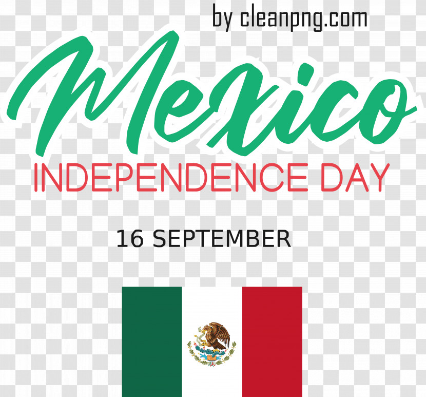 Logo Mexico Font Green Flag Transparent PNG