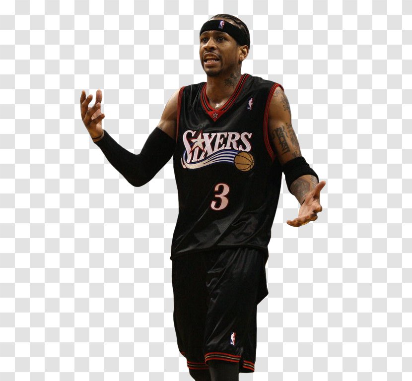 Allen Iverson Philadelphia 76ers 2001 NBA Finals 2008 All-Star Game - Sportswear Transparent PNG