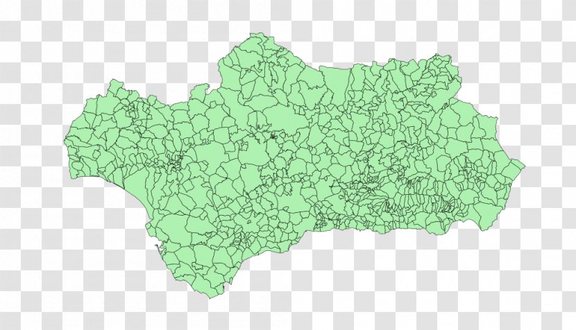 Map Jaén Marchena Comarcas Of Andalusia Geography - Leaf Transparent PNG