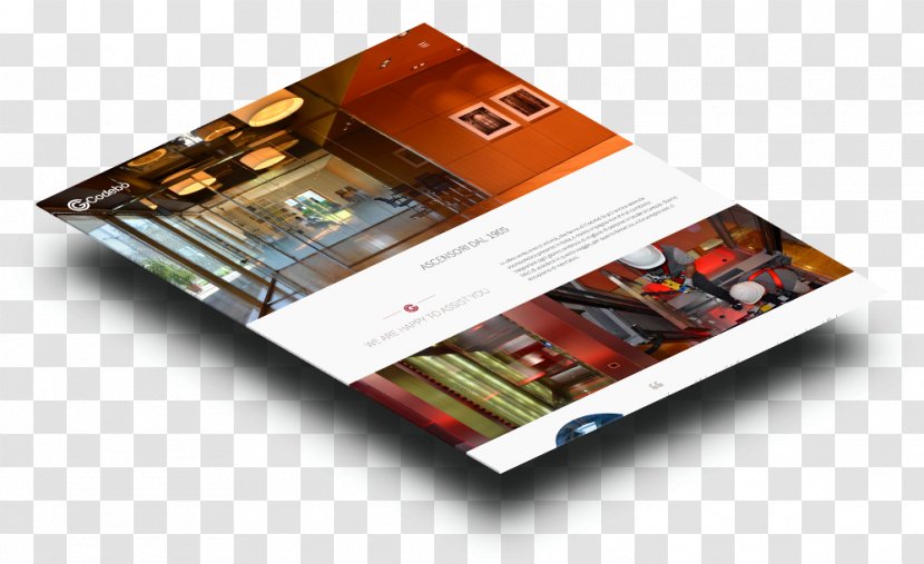 Brochure - Website Mock Up Transparent PNG