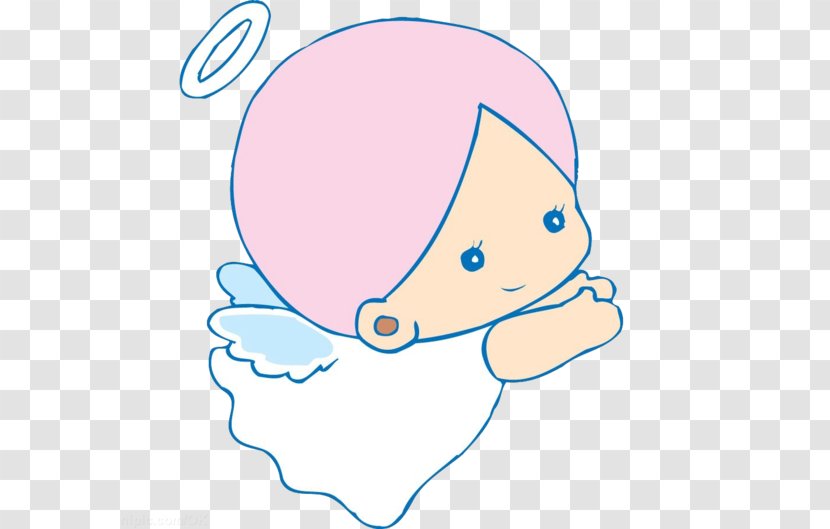 Cartoon Child Angel Infant - Silhouette - Cute Little Transparent PNG