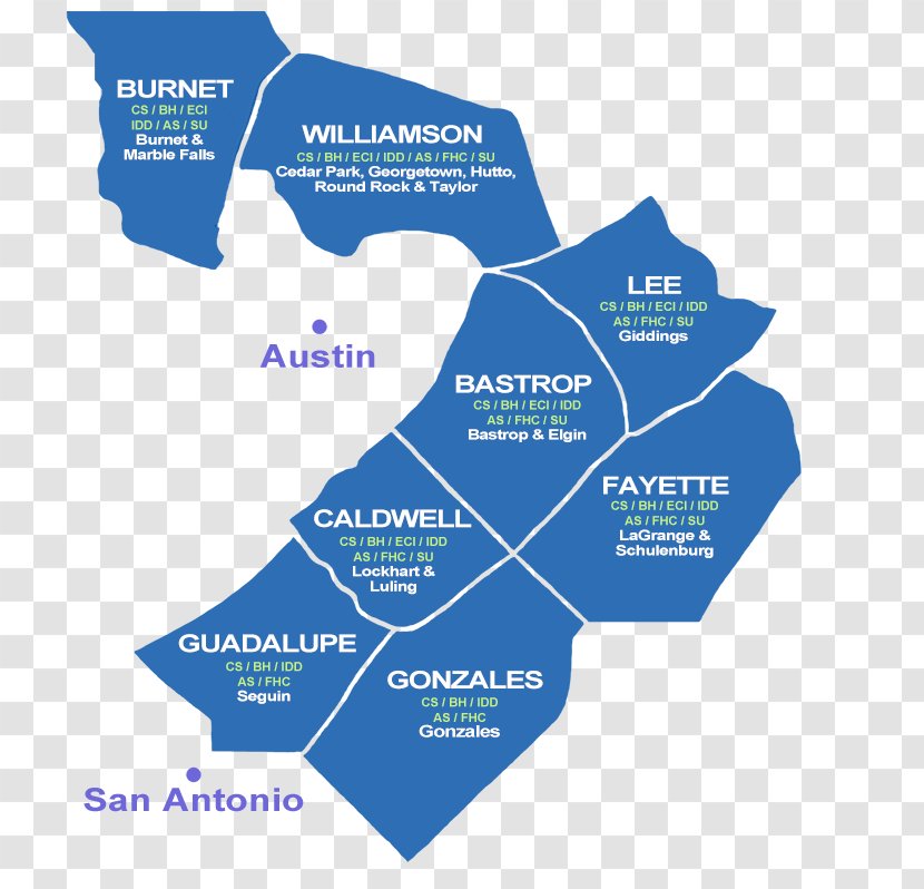 Bluebonnet Trails Community Services Burnet Texas Trail Map Transparent PNG