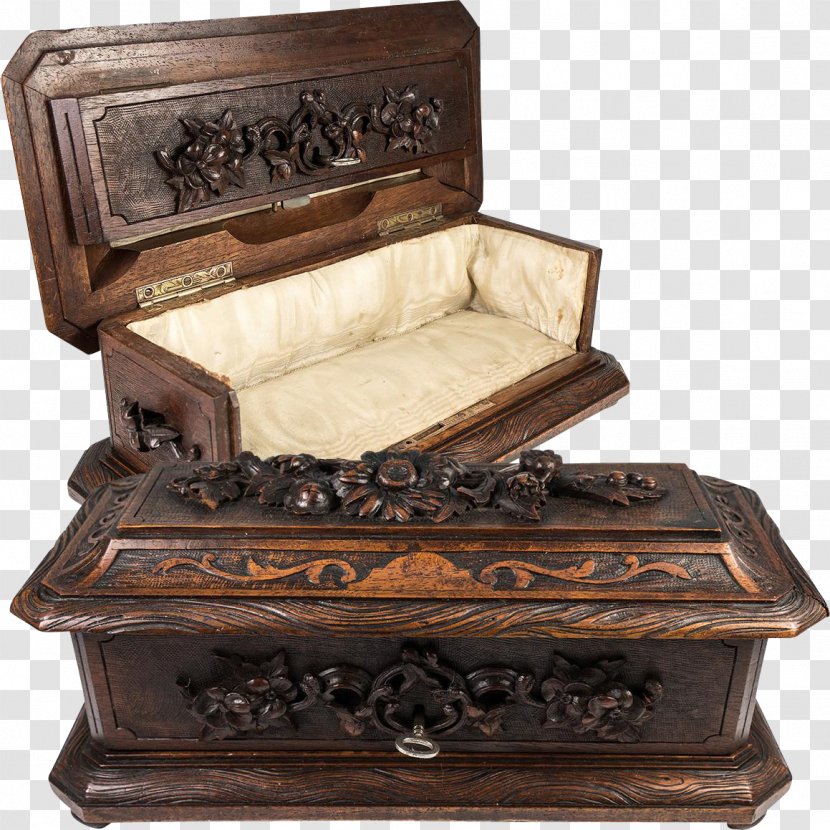 Carving Antique - Treasure Box Transparent PNG