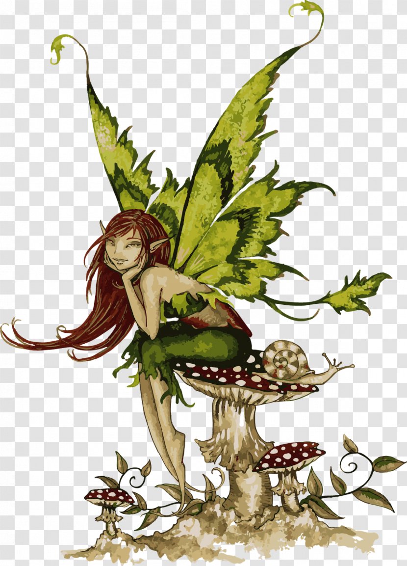 Fairy Pixie Art Embroidered Patch Flower Fairies - Fantasy - Mito Transparent PNG