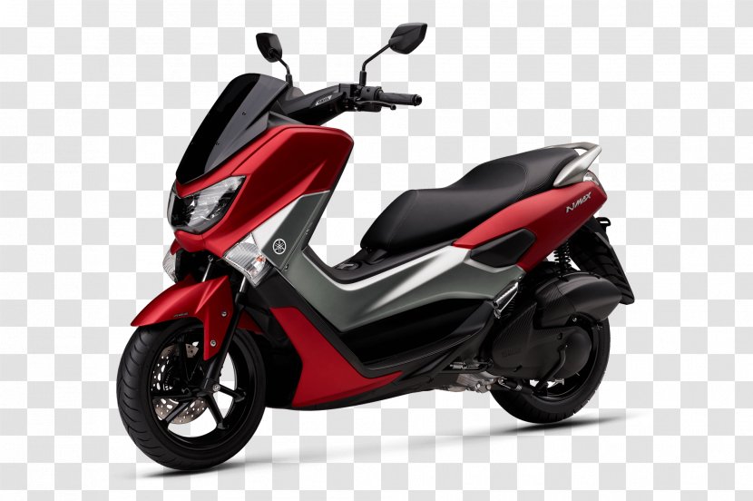 Yamaha Motor Company Scooter Car Motorcycle NMAX - Red Transparent PNG