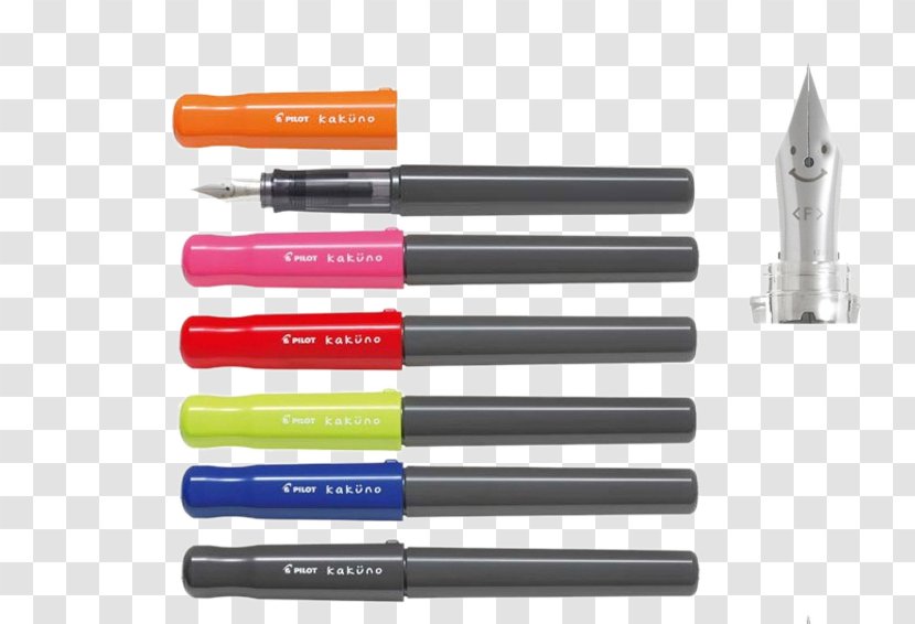 Paper Fountain Pen Pilot Nib - Ink - Multivessel Color Change Transparent PNG