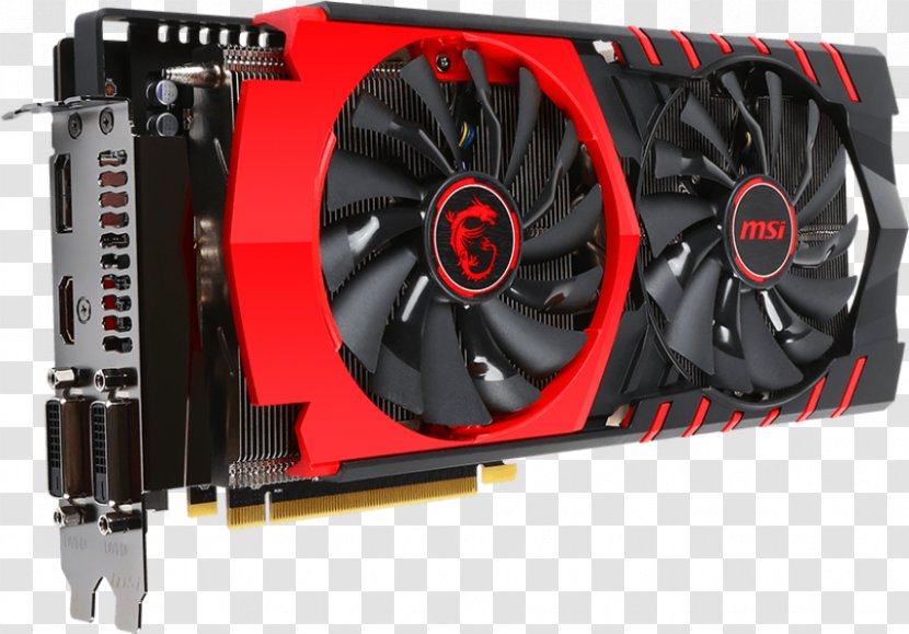 Graphics Cards & Video Adapters AMD Radeon Rx 300 Series GDDR5 SDRAM Processing Unit - Personal Computer Hardware - Logo Msi Transparent PNG