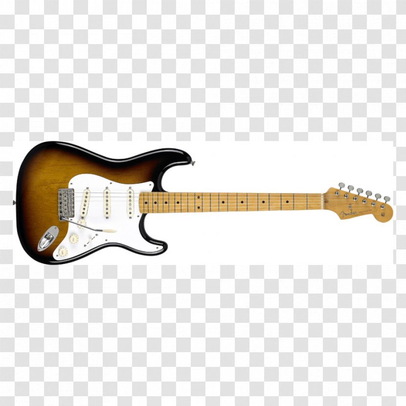 Fender Stratocaster Squier Sunburst Standard Fingerboard - String Instrument Accessory - Guitar Transparent PNG