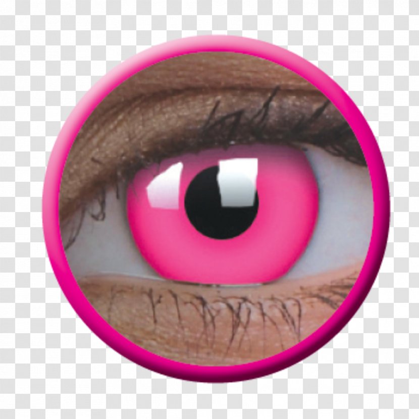 Contact Lenses Circle Lens Eye Color - Pink Transparent PNG
