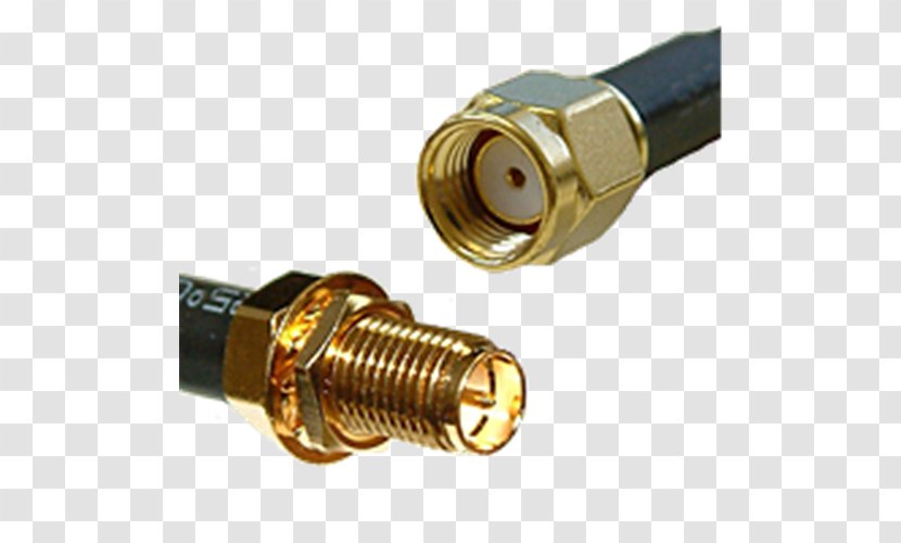 Coaxial Cable Electrical Connector SMA Aerials RP-SMA - Directional Antenna - Wifi Transparent PNG