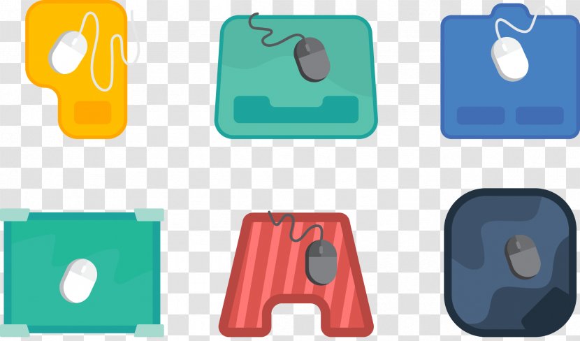 Computer Mouse Mousepad - Plastic - Vector Transparent PNG