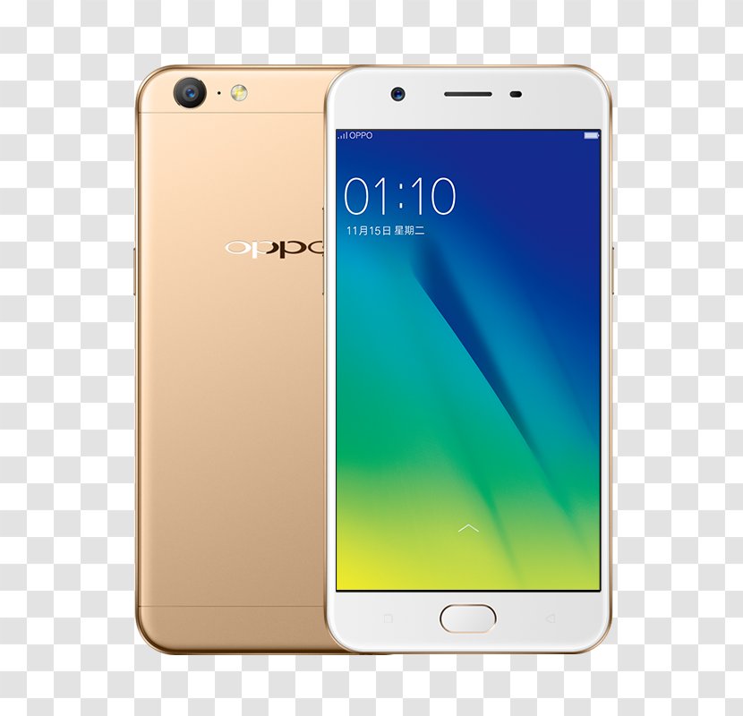 OPPO A57 Front-facing Camera Android Digital - Portable Communications Device - Oppo Mobile Phone Display Rack Image Download Transparent PNG