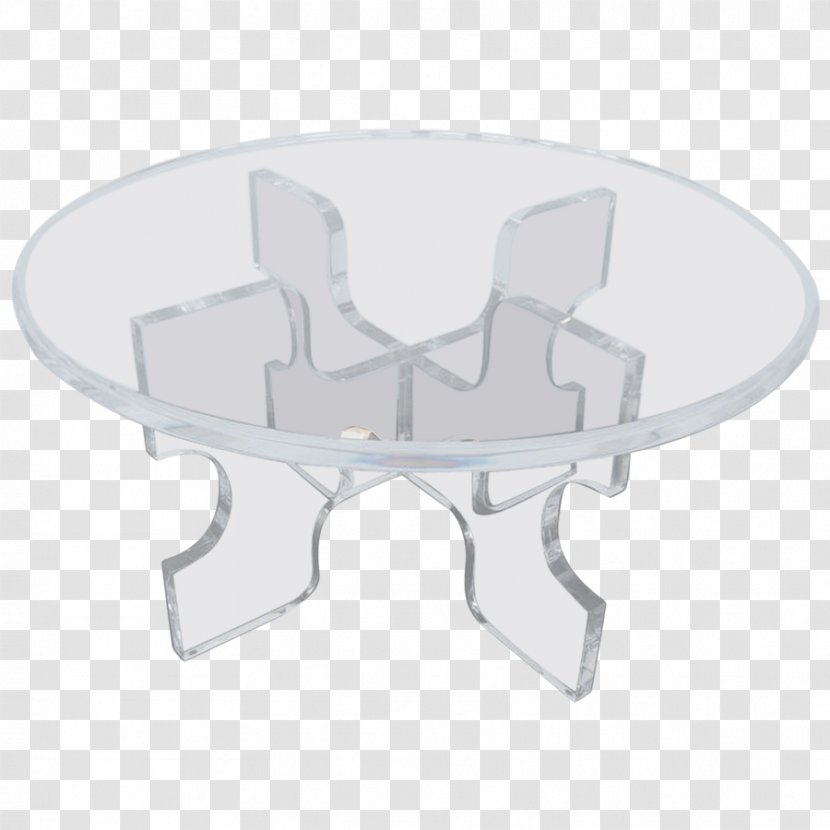 Coffee Tables Living Room Poly - Table - A Round With Four Legs Transparent PNG